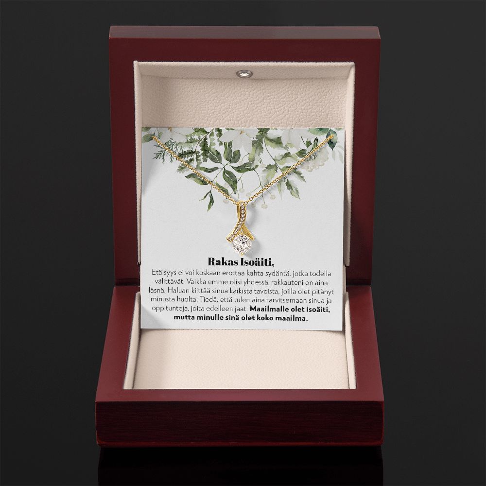 Ihanalle Isoäidille – Etäisyys - Alluring Beauty Kaulakoru