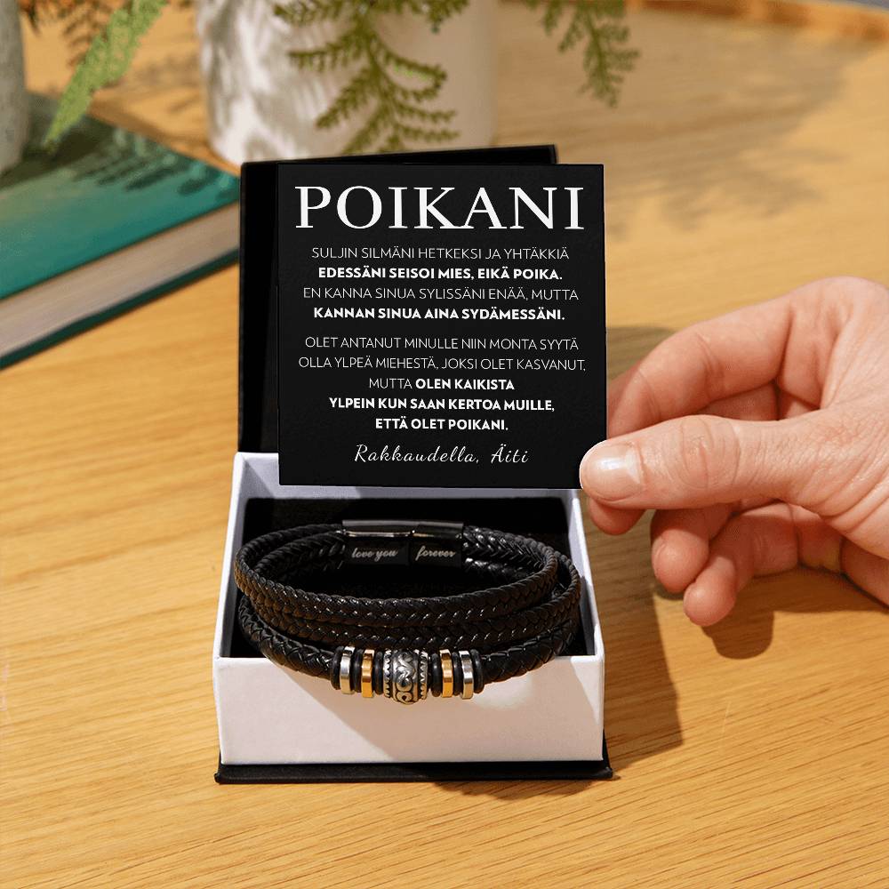Pojalle (Äidiltä) - Suljin Silmäni - Miesten Rannekoru