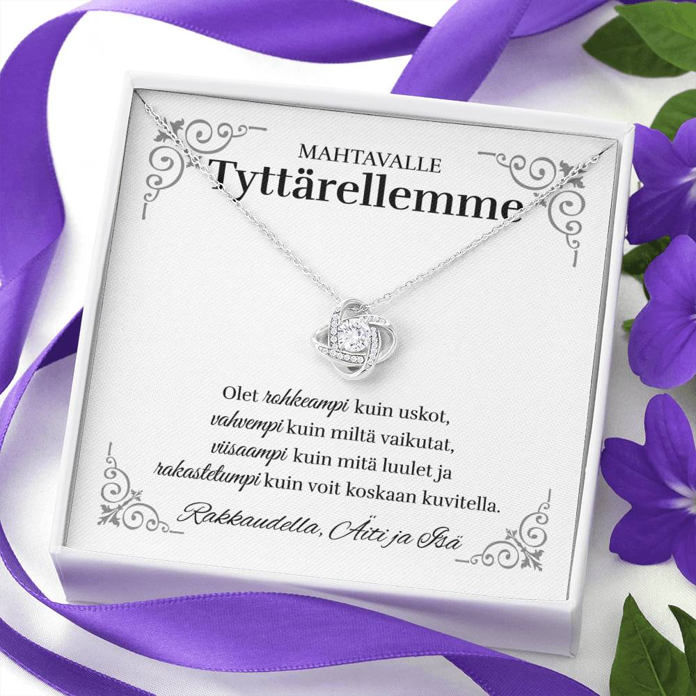 Olet Rohkea - Kaulakoru Tyttärellemme