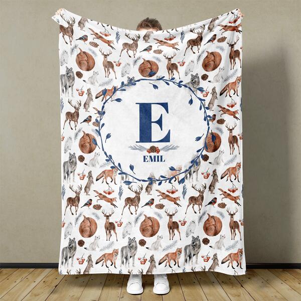 Talvieläimet - Kustomoitu Torkkupeitto