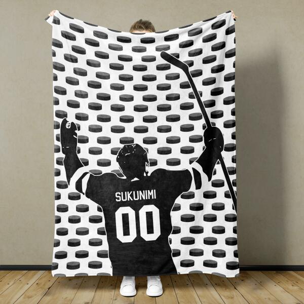 Kustomoitu Jääkiekko Torkkupeitto