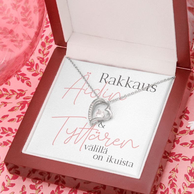 Rakkaus - Äiti Tytär Kaulakoru - Forever Love Kaulakoru