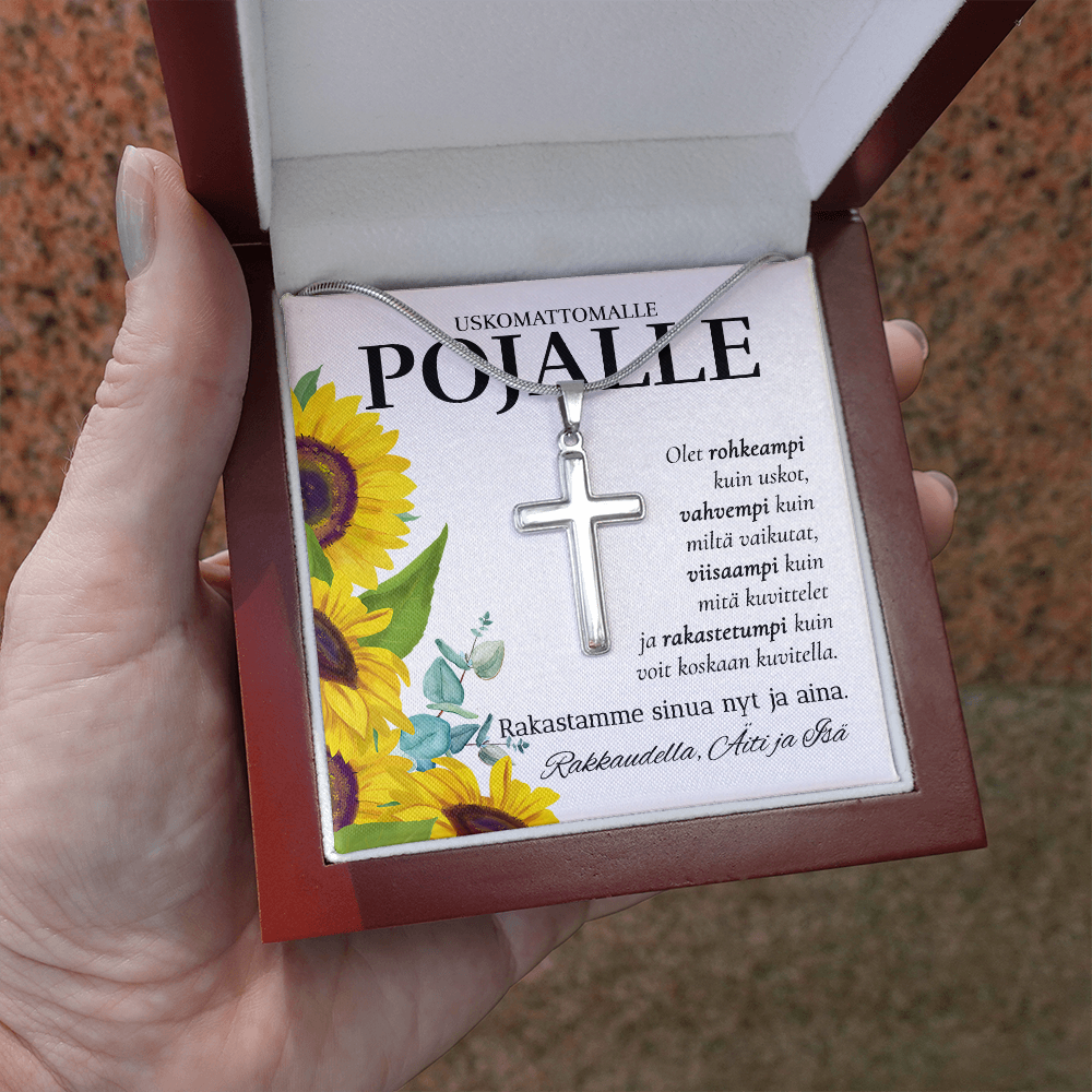 Olet Rohkea - Rippiristi - Pojalle - Vanhemmilta