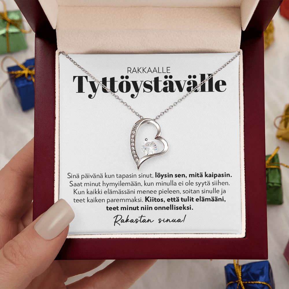 Tyttöystävälle - Teet Minut Niin Onnelliseksi - Forever Love Kaulakoru