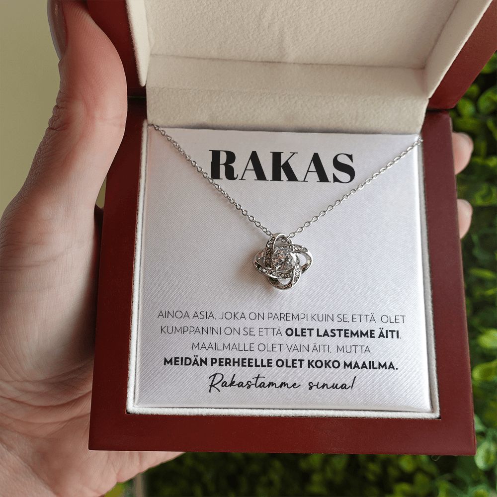 Rakkaalle (Puolisolta ja Lapsilta) - Ainoa Asia - Love Knot Kaulakoru