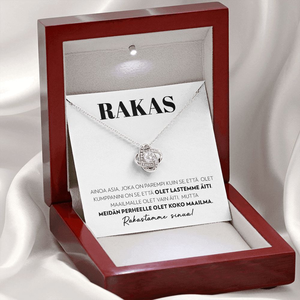 Rakkaalle (Puolisolta ja Lapsilta) - Ainoa Asia - Love Knot Kaulakoru