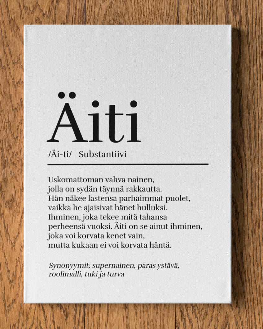 Äiti - Sanakirja - Canvas
