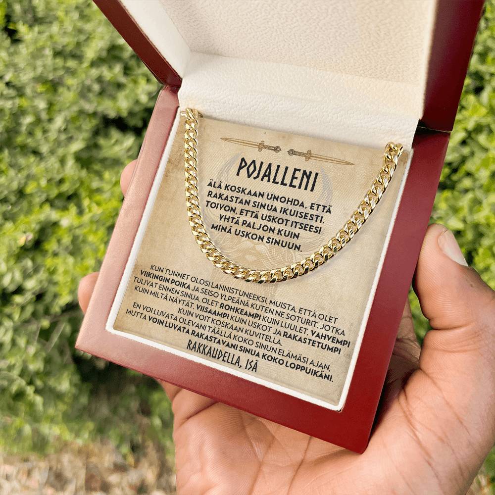 Pojalle (Isältä) - Viikingin Poika - Panssariketju Kaulakoru