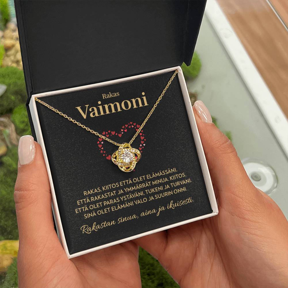 Vaimolle - Elämäni Valo - Love Knot Kaulakoru