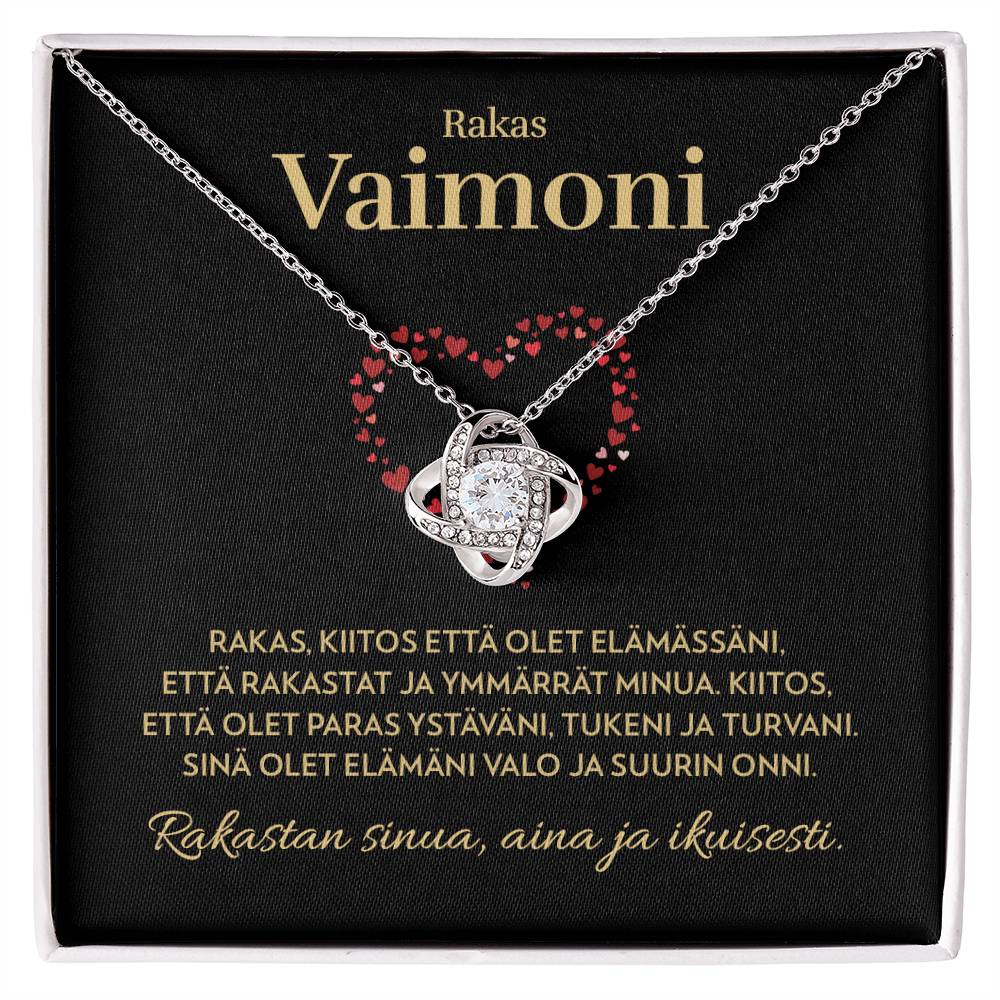 Vaimolle - Elämäni Valo - Love Knot Kaulakoru