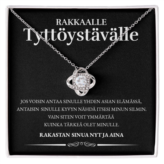 Tyttöystävälle - Minun Silmin - Love Knot Kaulakoru