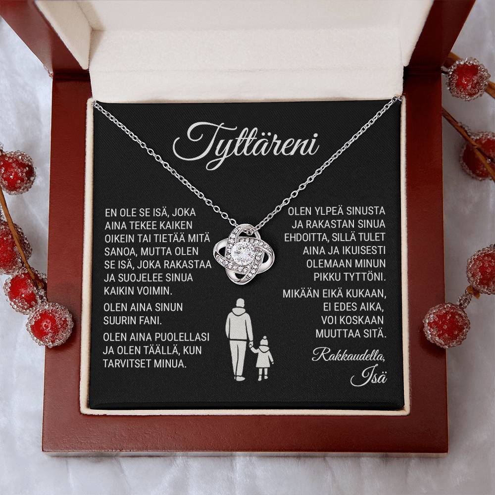 Tyttärelleni (Isältä) - Kaikin Voimin - Love Knot Kaulakoru