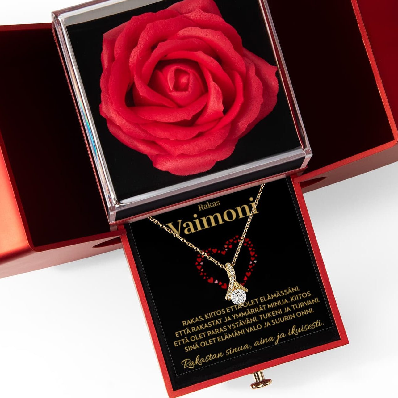 Vaimolle - Elämäni Valo - Kaulakoru Ruusurasiassa