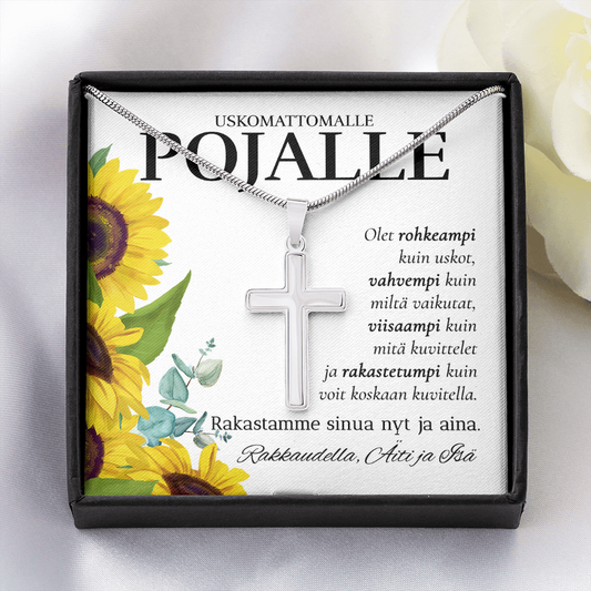 Olet Rohkea - Rippiristi - Pojalle - Vanhemmilta