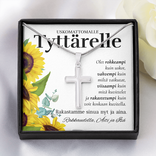 Olet Rohkea - Rippiristi - Tyttärelle - Vanhemmilta