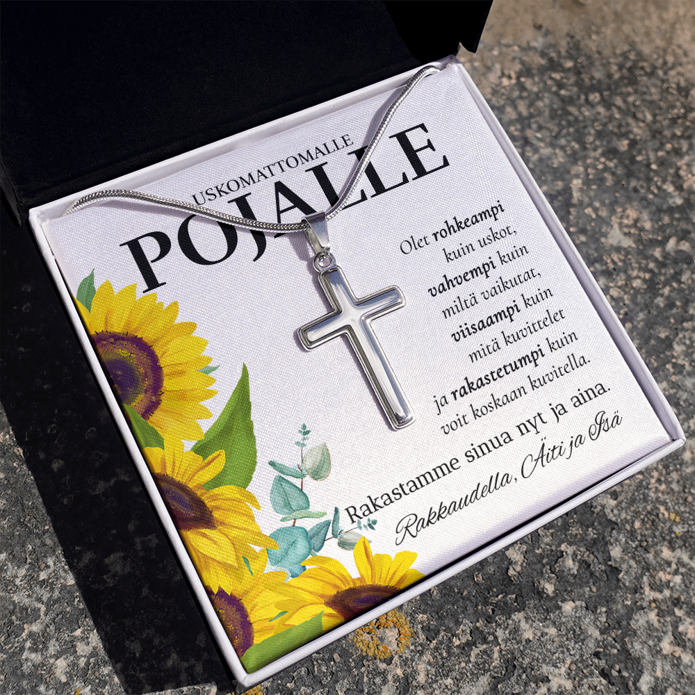 Olet Rohkea - Rippiristi - Pojalle - Vanhemmilta