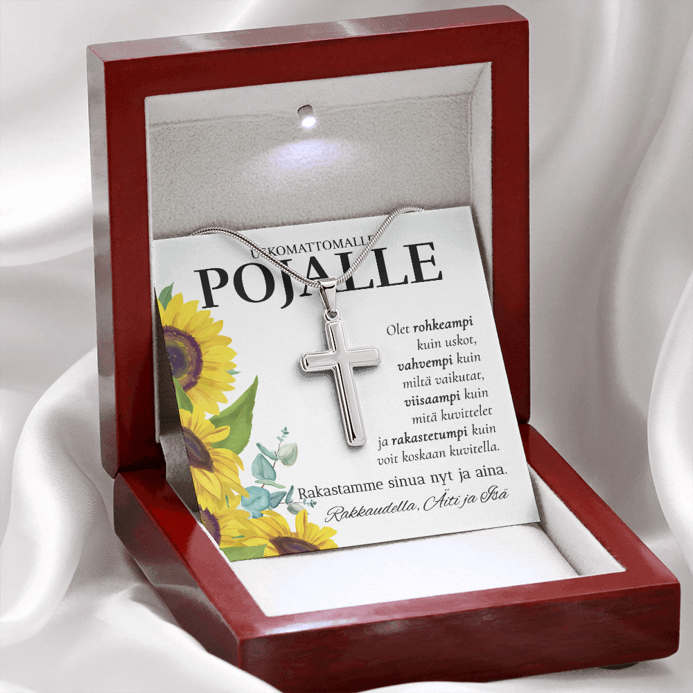 Olet Rohkea - Rippiristi - Pojalle - Vanhemmilta