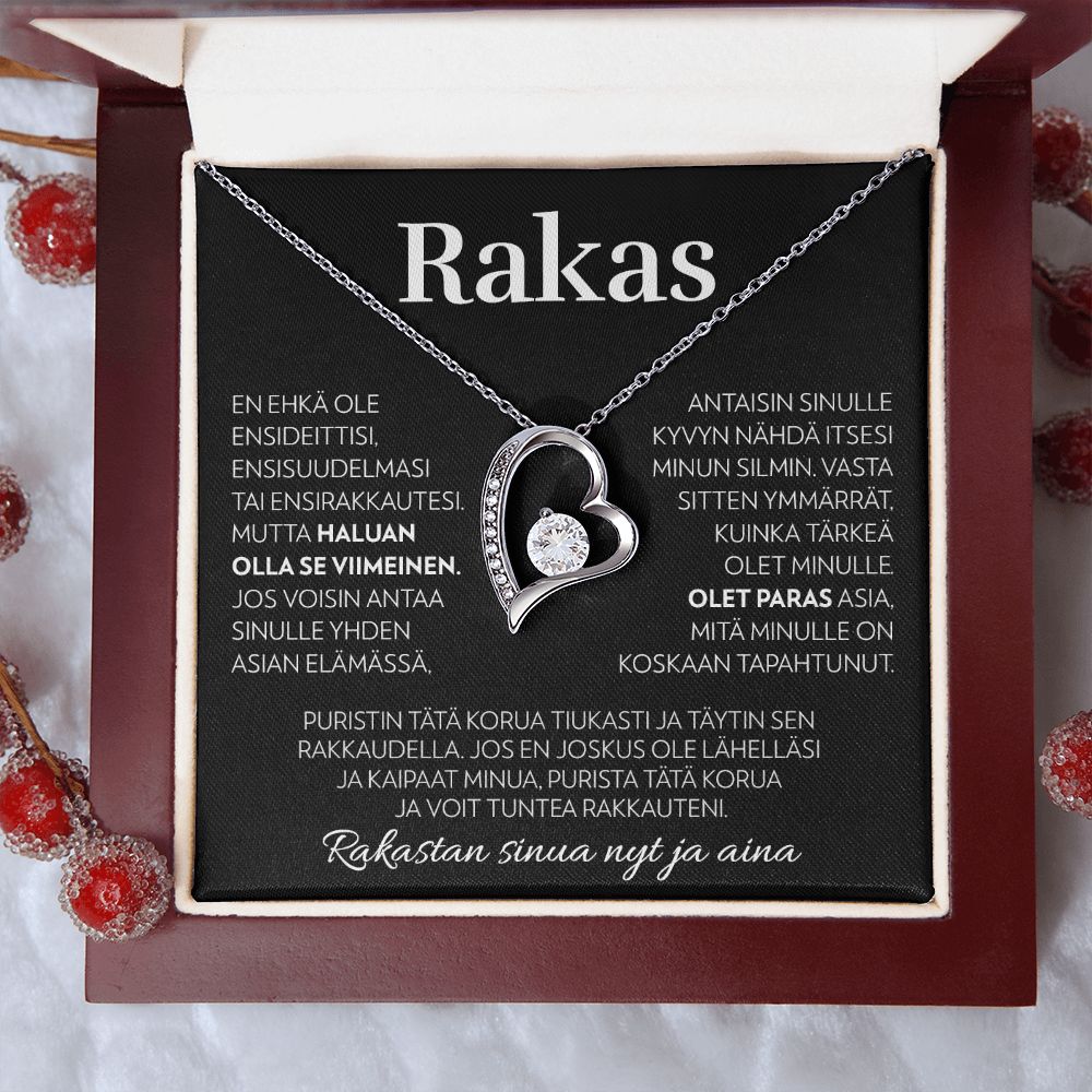 Rakas - Tunne Rakkauteni - Forever Love Kaulakoru