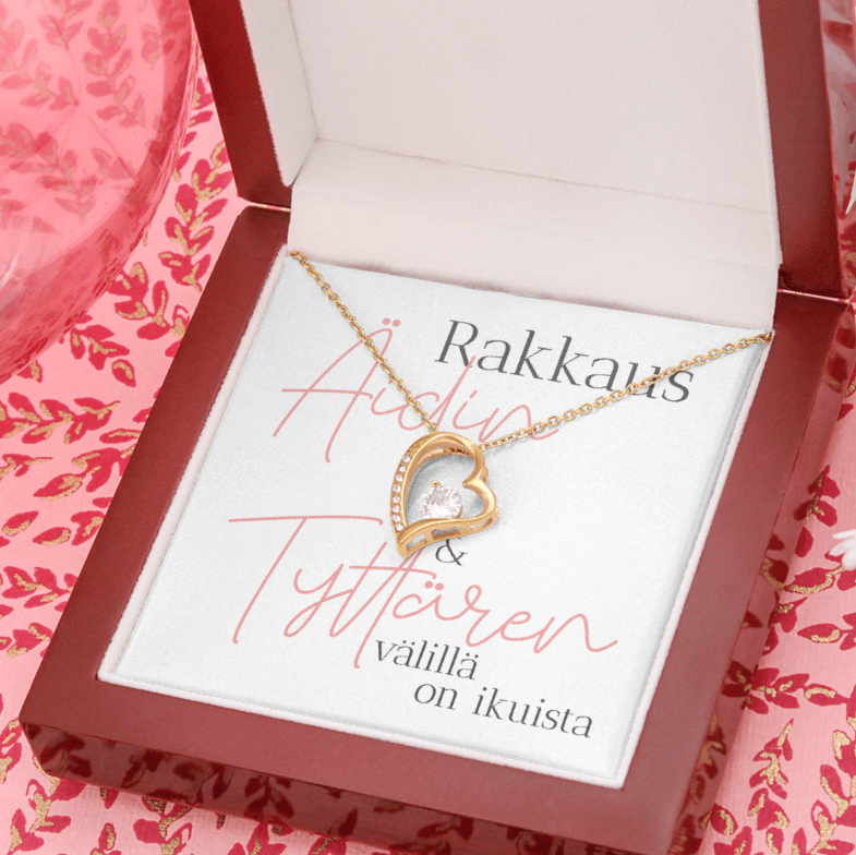Rakkaus - Äiti Tytär Kaulakoru - Forever Love Kaulakoru