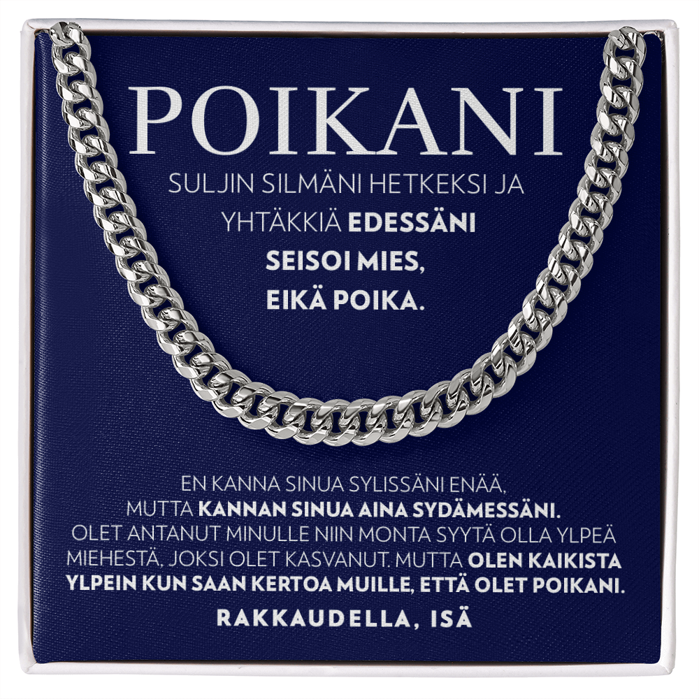 Suljin Silmäni - Panssariketju Kaulakoru - Pojalle, Isältä