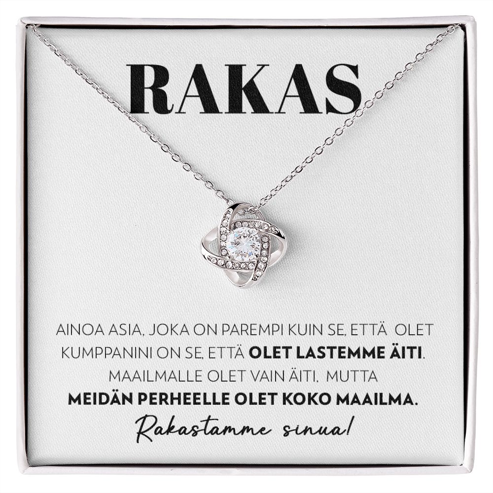 Rakkaalle (Puolisolta ja Lapsilta) - Ainoa Asia - Love Knot Kaulakoru