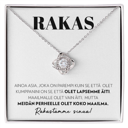 Rakkaalle (Puolisolta ja Lapselta) - Ainoa Asia - Love Knot Kaulakoru