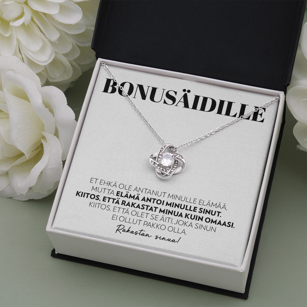 Bonusäidille - Kiitos - Love Knot Kaulakoru