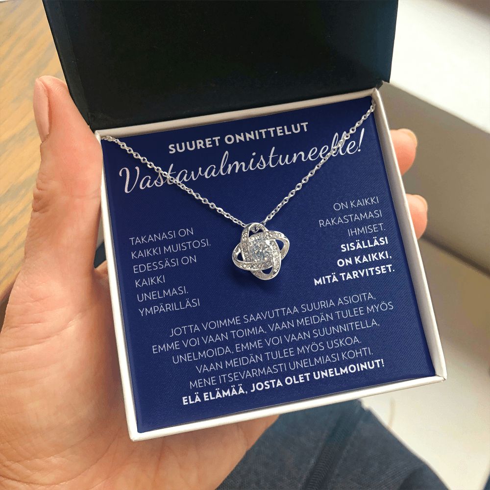 Vastavalmistuneelle - Elä elämää - Love Knot Kaulakoru
