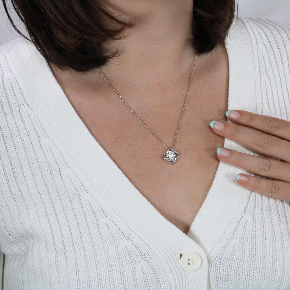 Tyttärelle, Isältä - Olet Rohkea - Love Knot Kaulakoru