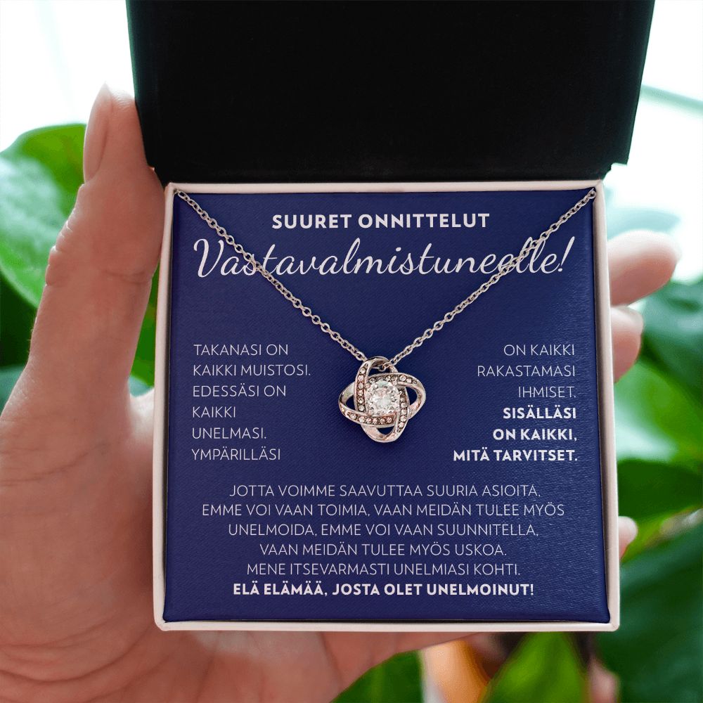 Vastavalmistuneelle - Elä elämää - Love Knot Kaulakoru
