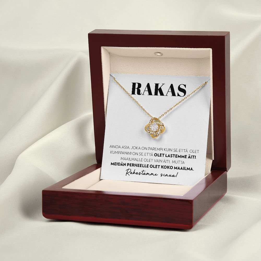 Rakkaalle (Puolisolta ja Lapsilta) - Ainoa Asia - Love Knot Kaulakoru