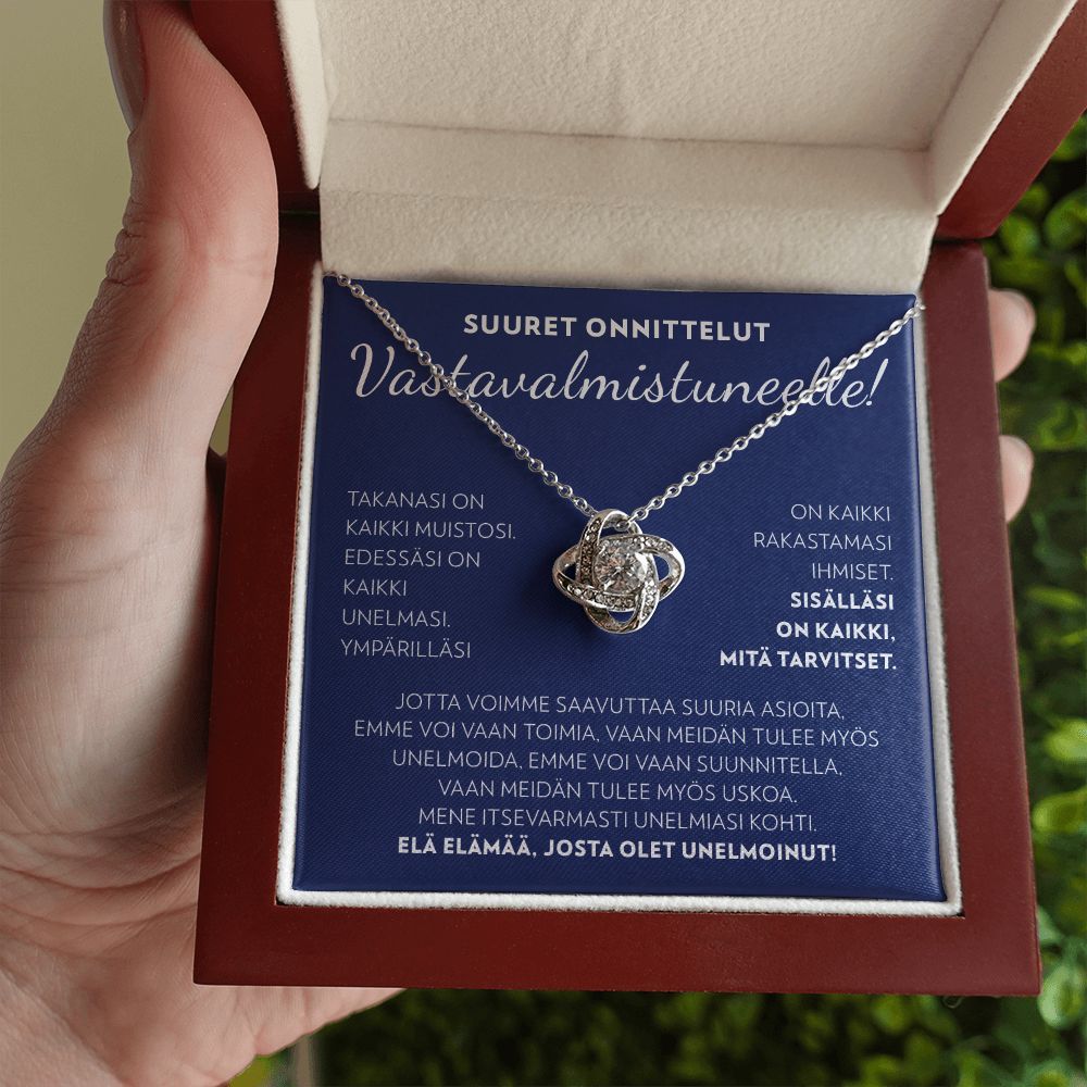 Vastavalmistuneelle - Elä elämää - Love Knot Kaulakoru