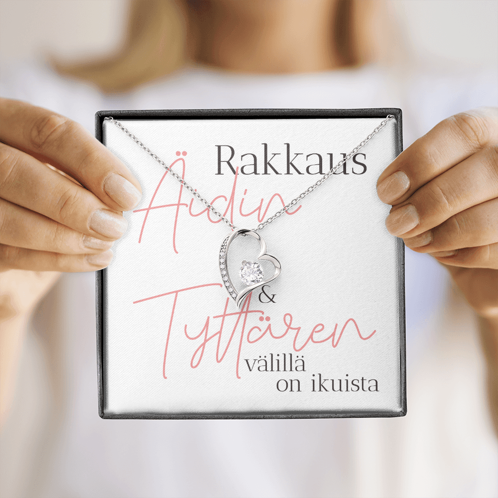 Rakkaus - Äiti Tytär Kaulakoru - Forever Love Kaulakoru