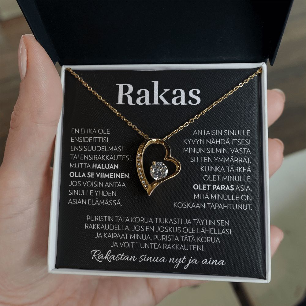 Rakas - Tunne Rakkauteni - Forever Love Kaulakoru